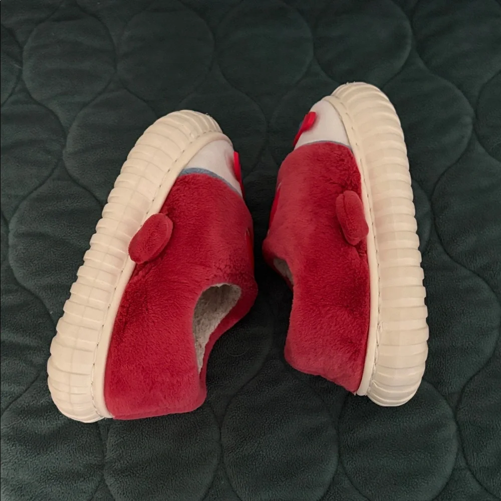 Red and White Kids Shoes